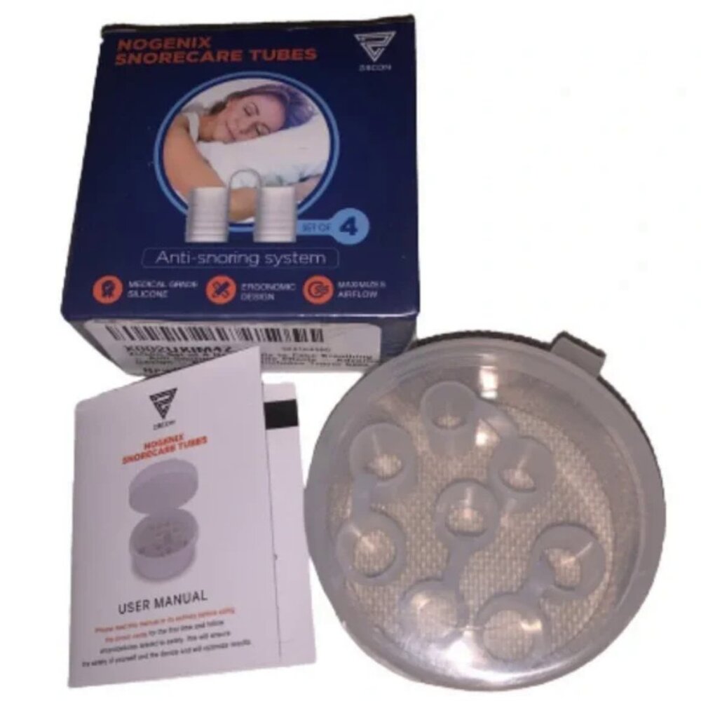 NEW Zircon Nogenix Snorecare Tubes Set of 2 Boxes